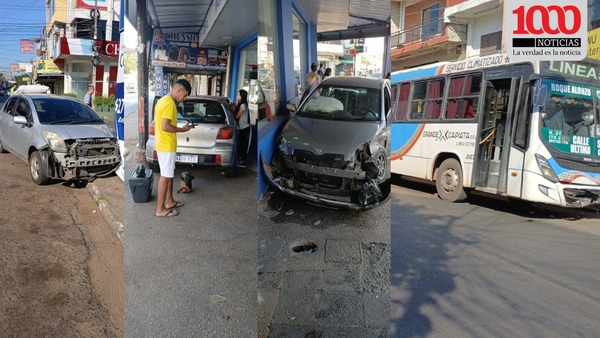 Conductor alcoholizado causa cuádruple choque en San Lorenzo - 1000 Noticias