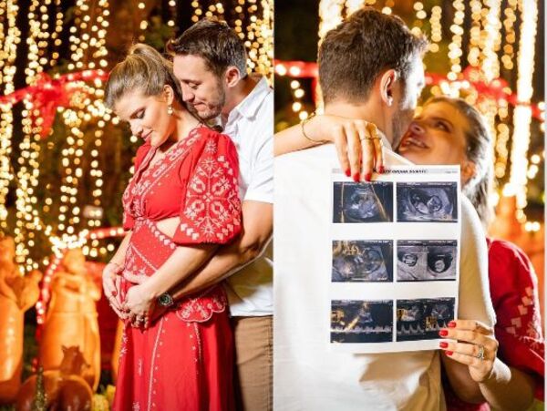 (GALERIA). ¡La familia Bendlin-Cartes revela que espera a su primer bebé para este 2025!