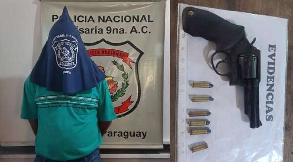 Detienen a guardia que realizó disparos al aire estando ebrio - Noticiero Paraguay