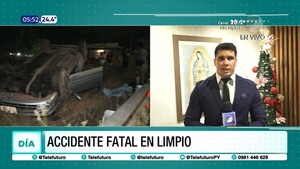 Accidente fatal en Limpio