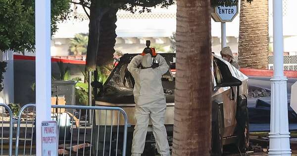 La Nación / Investigan explosión de un vehículo frente a hotel de Trump que dejó un muerto