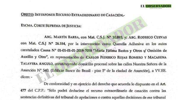 Caso Renato: Querella pide que se anule el fallo de Cámara que confirmó la absolución de la Dra. Laura Sena 
