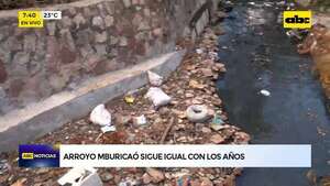 Video: El arroyo Mburicaó sigue siendo foco de contaminación  - ABC Noticias - ABC Color