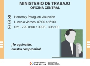 Desde hoy reciben denuncias por falta de pago del aguinaldo; pueden ser anónimas - ADN Digital