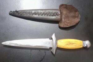 Hombre armado con cuchillo agredió verbalmente a su pareja y fue detenido