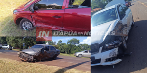 CONDUCTOR PIERDE CONTROL Y CAUSA MÚLTIPLE ACCIDENTE EN SAN LUIS DEL PARANÁ - Itapúa Noticias