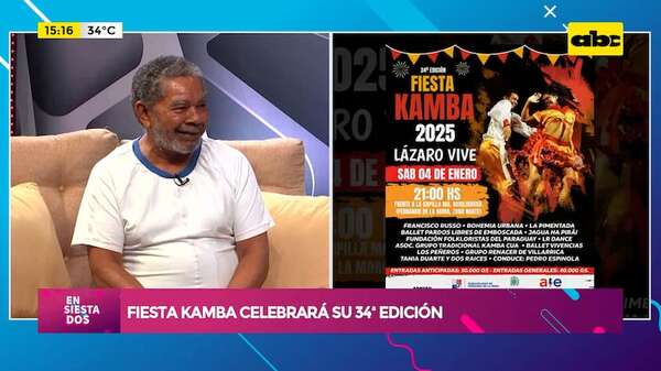 34ª edición de la Fiesta Kamba: con un homenaje cultural a “Lázaro Vive” - Ensiestados - ABC Color