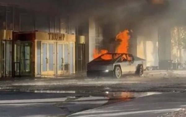 Investigan explosión de un vehículo frente a hotel de Trump que dejó un muerto - ADN Digital
