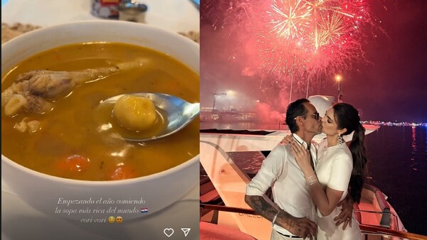 Nadia Ferreira arrancó el 2025 comiendo vori vori: “Es la sopa más rica del mundo”