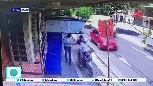 Así robaron el celular a un hombre en Asunción