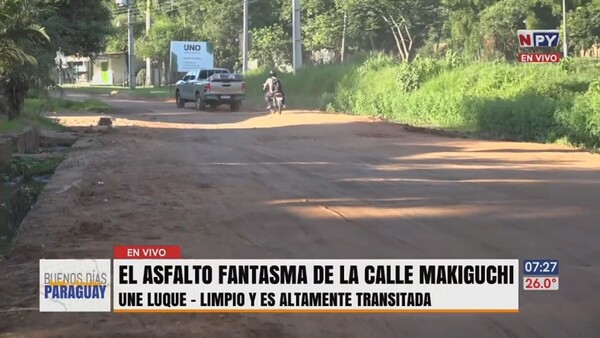 Desidia convierte en camino de ripio a parte de la avenida que une Luque y Limpio
