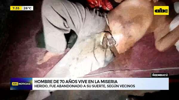 Adulto mayor sobrevive en lamentables condiciones en Pilar: vecinos claman asistencia de autoridades - ABC Noticias - ABC Color