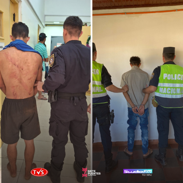 POLICÍA DE ITAPÚA APREHENDE A DOS SOSPECHOSOS Y RECUPERA OBJETOS HURTADOS EN OPERATIVOS EN ENCARNACIÓN - TVS