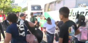 Transportistas levantan medida de fuerza en Asunción - SNT
