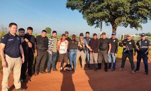 Detienen a tres personas por supuesta extorsión a colono alemán