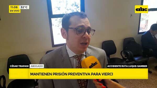Sanabria Vierci continuará en prisión: jueza rechazó pedido de arresto domiciliario  - ABC Noticias - ABC Color