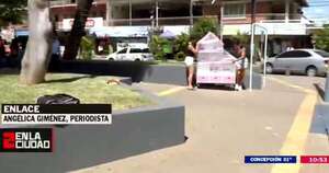 La Nación / Desalojan a vendedores de juguetes del paseo central en Luque
