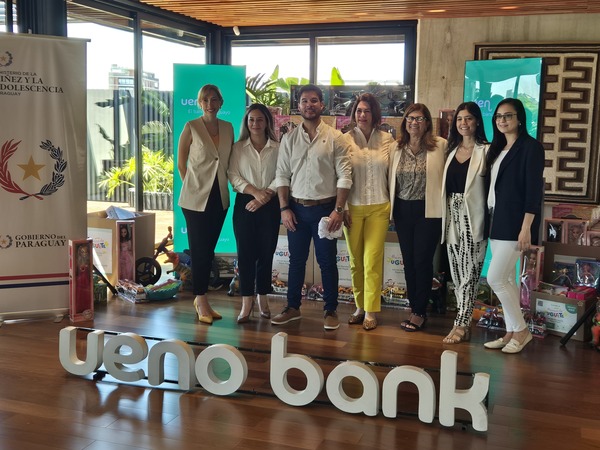 ueno bank se suma a la colecta de la campaña Banco de Juguetes - 1000 Noticias