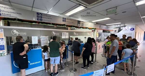 La Nación / Migraciones registró récord en movimiento fronterizo en diciembre del 2024