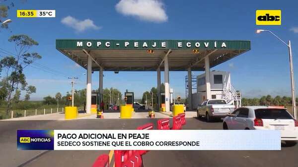 Video: Sedeco justifica cargo adicional por pago electrónico en peajes - ABC Noticias - ABC Color