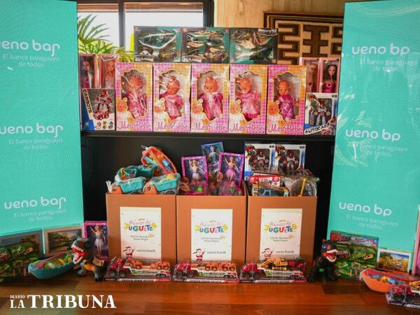 Banco de Juguetes recibió importante donación de Ueno Bank