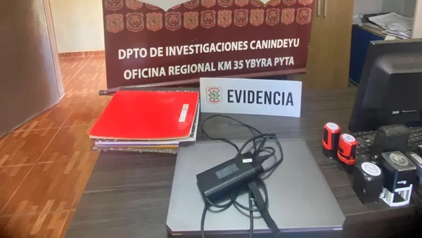 Allanamiento en la Municipalidad de Ybyrarobana por presunta estafa