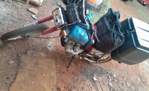 Motociclista sufre lesiones en accidente rutero en el Km 20