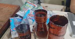 Diario HOY | Usaron recipientes de leche para internar introducir bebidas alcohólicas a Tacumbú