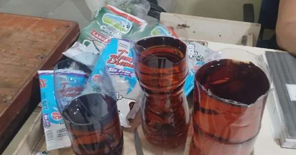 Diario HOY | Usaron recipientes de leche para internar introducir bebidas alcohólicas a Tacumbú