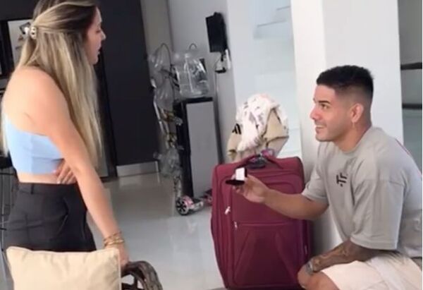 ¡Se casa el “Pollo” Recalde! Sorprendió a su novia pidiéndole matrimonio