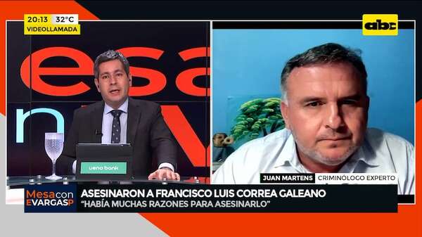 ¿Francisco Correa y una muerte anunciada?: criminólogo cuestiona actuar del gobierno colombiano - Mesa de Periodistas - ABC Color