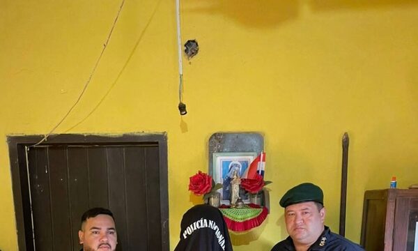 Recapturan en Caazapá a reo fugado de la Penitenciaría Regional de Villarrica
