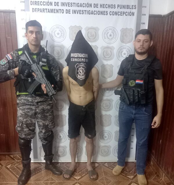 Allanamiento en Concepción culmina con detención de menor y la incautación de arma y objetos de valor