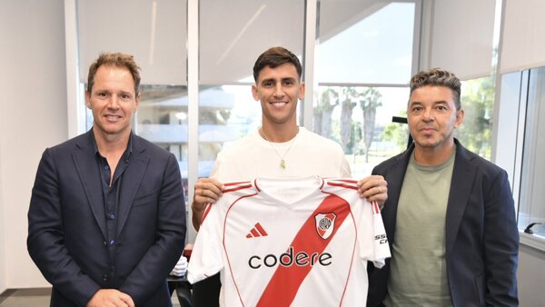 Matías Rojas es presentado en River Plate