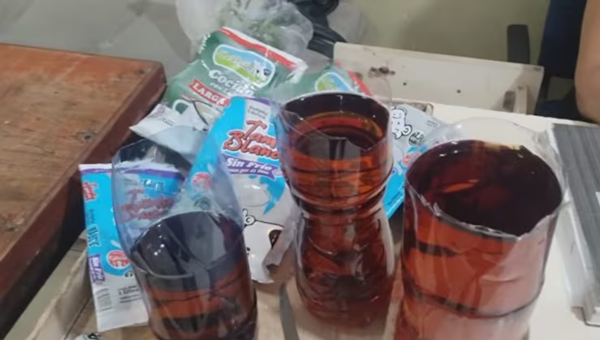 Usaron recipientes de leche para internar introducir bebidas alcohólicas a Tacumbú