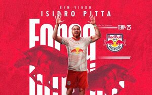 Isidro Pitta es presentado en Bragantino del Brasileirao - 1000 Noticias