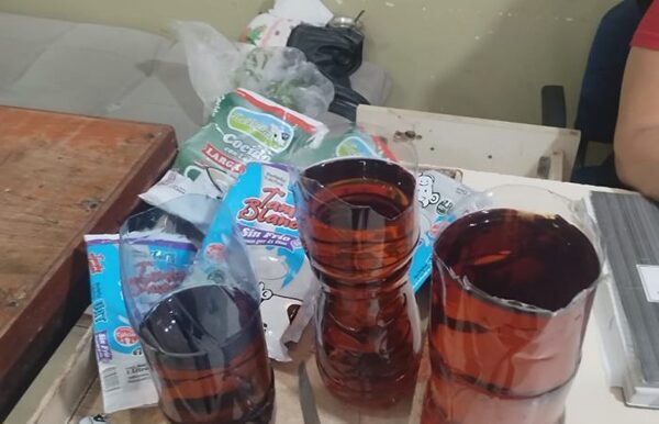 En recipientes de leche, quisieron ingresar alcohol a Tacumbú - Unicanal
