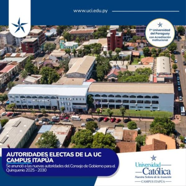 ANUNCIO DE LAS AUTORIDADES ELECTAS PARA EL QUINQUENIO 2025-2030 EN LA UNIVERSIDAD CATÓLICA - TVS