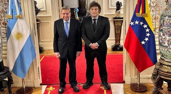 Milei recibió a Edmundo González y le dijo que lo hace a favor de la libertad