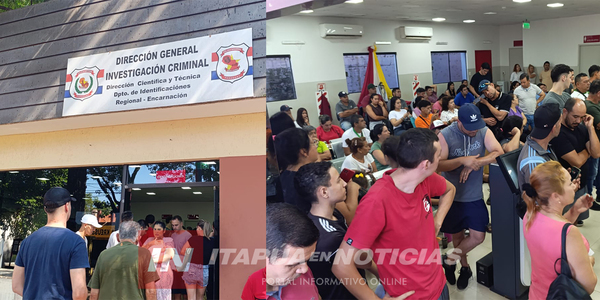 DEPARTAMENTO DE IDENTIFICACIONES REGISTRA ALTA DEMANDA AL COMIENZO DE ENERO - Itapúa Noticias