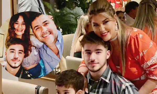 Roberto Pérez y Cynthia Tarragó se juntaron para festejar el cumple de su hijo