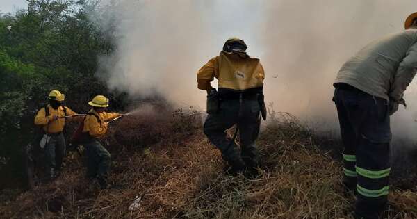 La Nación / Reportan incendio sobre la ruta Luque-San Bernardino