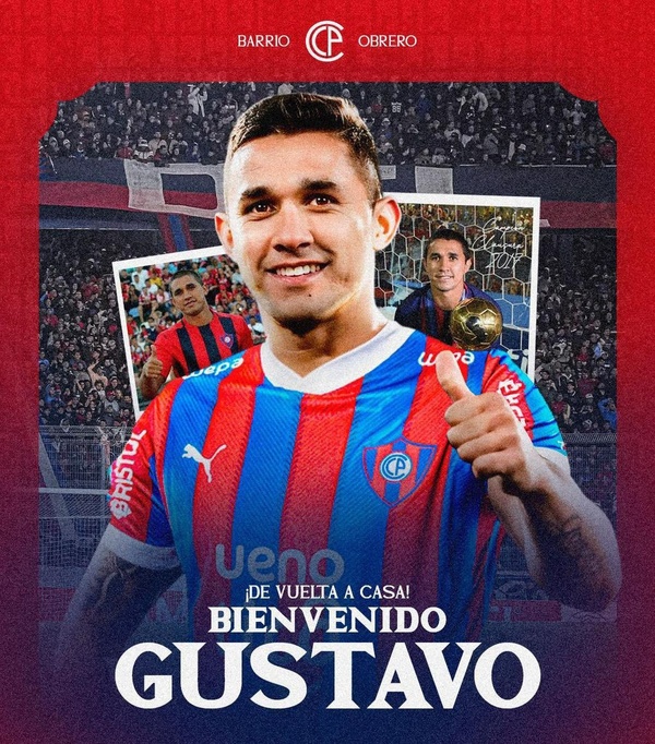 Gustavo Velázquez es nuevo jugador de Cerro Porteño - 1000 Noticias