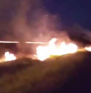 Video: incendio forestal en Santaní - Nacionales - ABC Color