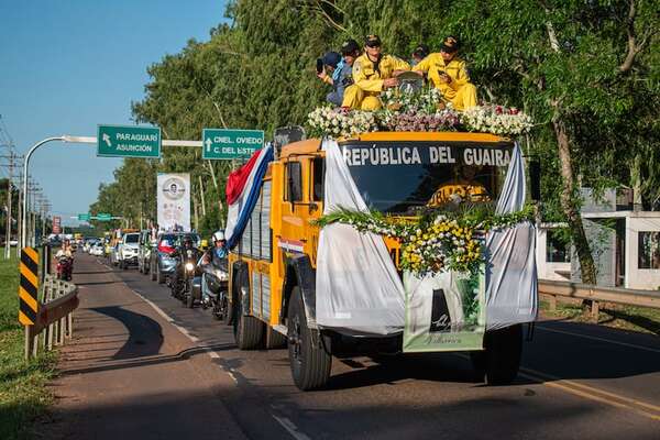 Villarrica recibió a la Reliquia de Chiquitunga para el centenario de su nacimiento - Nacionales - ABC Color