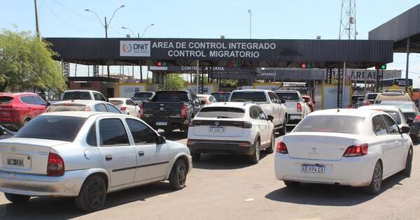 La Nación / Movimiento récord en la frontera en diciembre