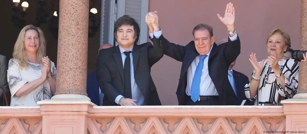 Milei recibe a líder opositor venezolano González Urrutia - ADN Digital