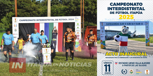 ITAPÚA SE PREPARA PARA EL CAMPEONATO INTERDISTRITAL 2025 - Itapúa Noticias