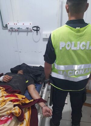 Accidente vial permite frustrar robo agravado en Itacurubí de Concepción