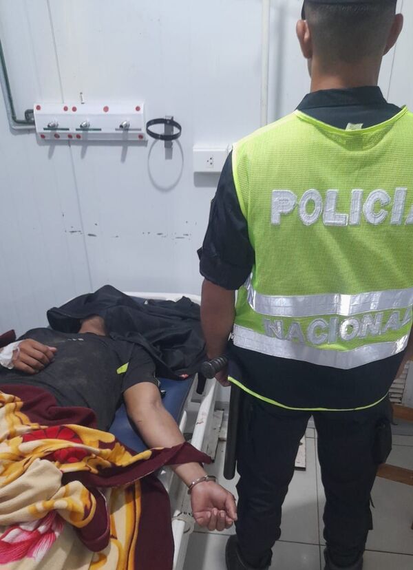 Accidente vial permite frustrar robo agravado en Itacurubí de Concepción